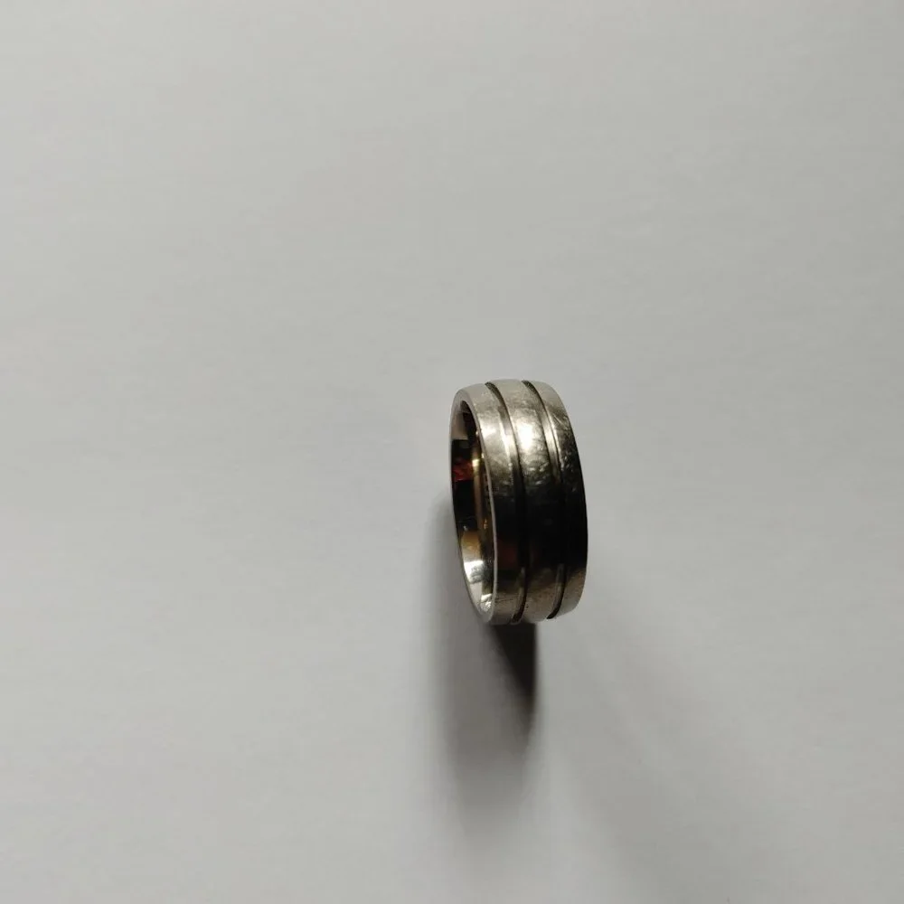Wedding Band Size 8.5 TITANIUM FC Ring - Picture 5 of 7
